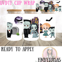 Image 1 of Monsters UVDTF cup wrap 