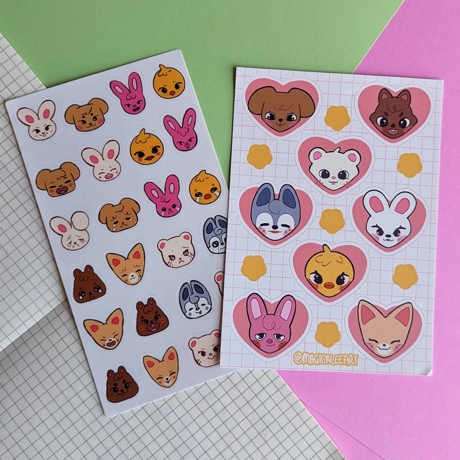Image of SKZOO Sticker sheets