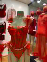 Image 1 of Boned Bustier Set