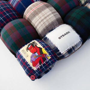 Rōnin / STEADYNEWYORK® Flannel Weave Zabuton Cushion