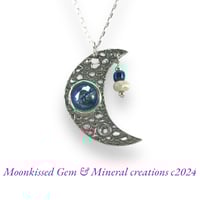 Moon Pearl Fine Silver Pendant