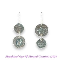 Funky Beach Fine Silver Earrings