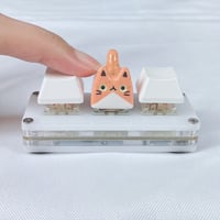 Image 9 of Tabby cat ceramic keycaps choose your design