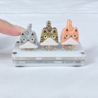 Image 3 of Tabby cat ceramic keycaps choose your design