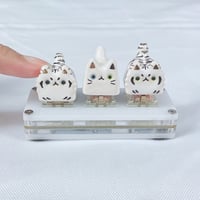 Image 3 of White tiger and cat ceramic keycaps (choose your design)