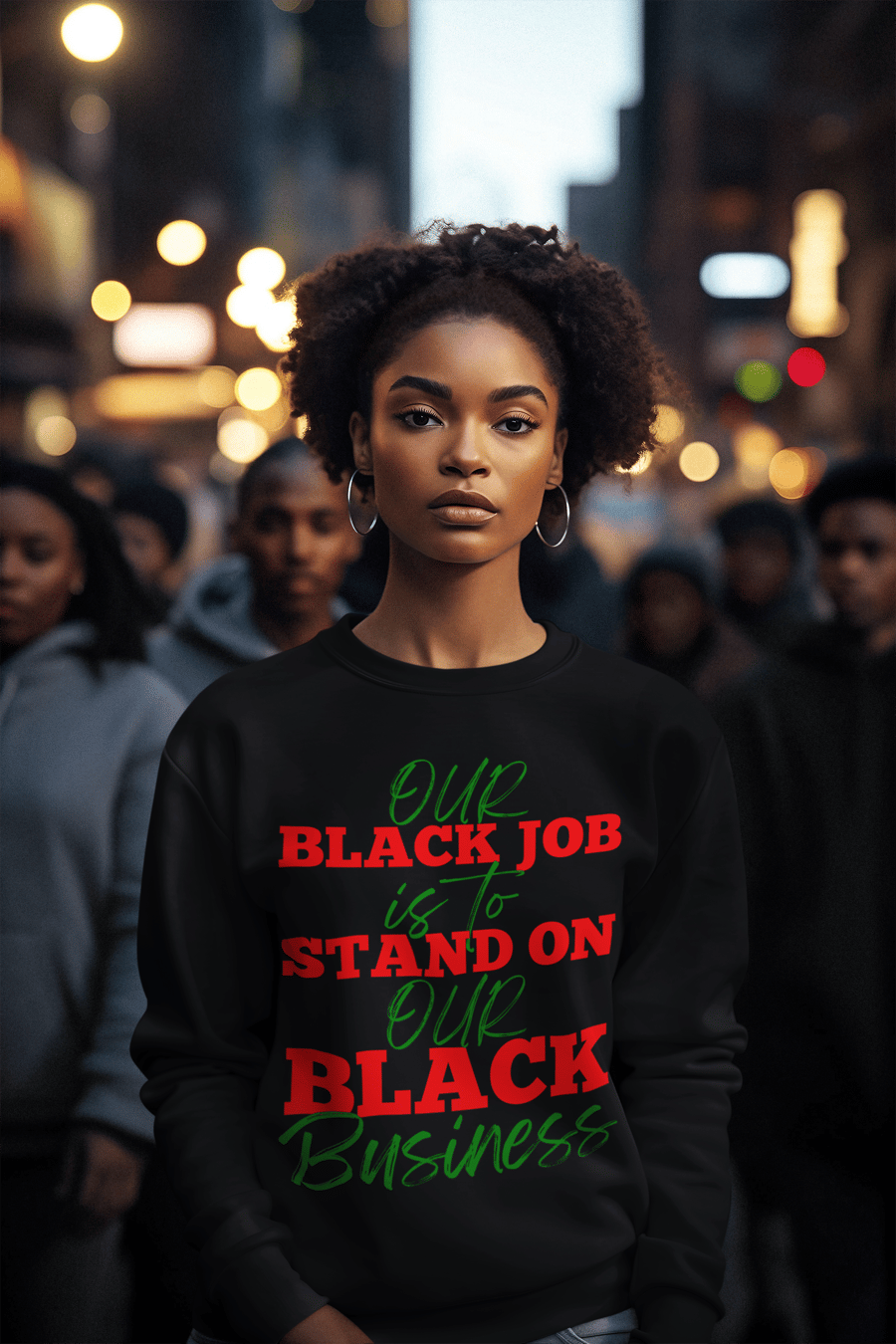 Image of OUR BLACK JOB IS TO STAND OUR BLACK BUSINESS