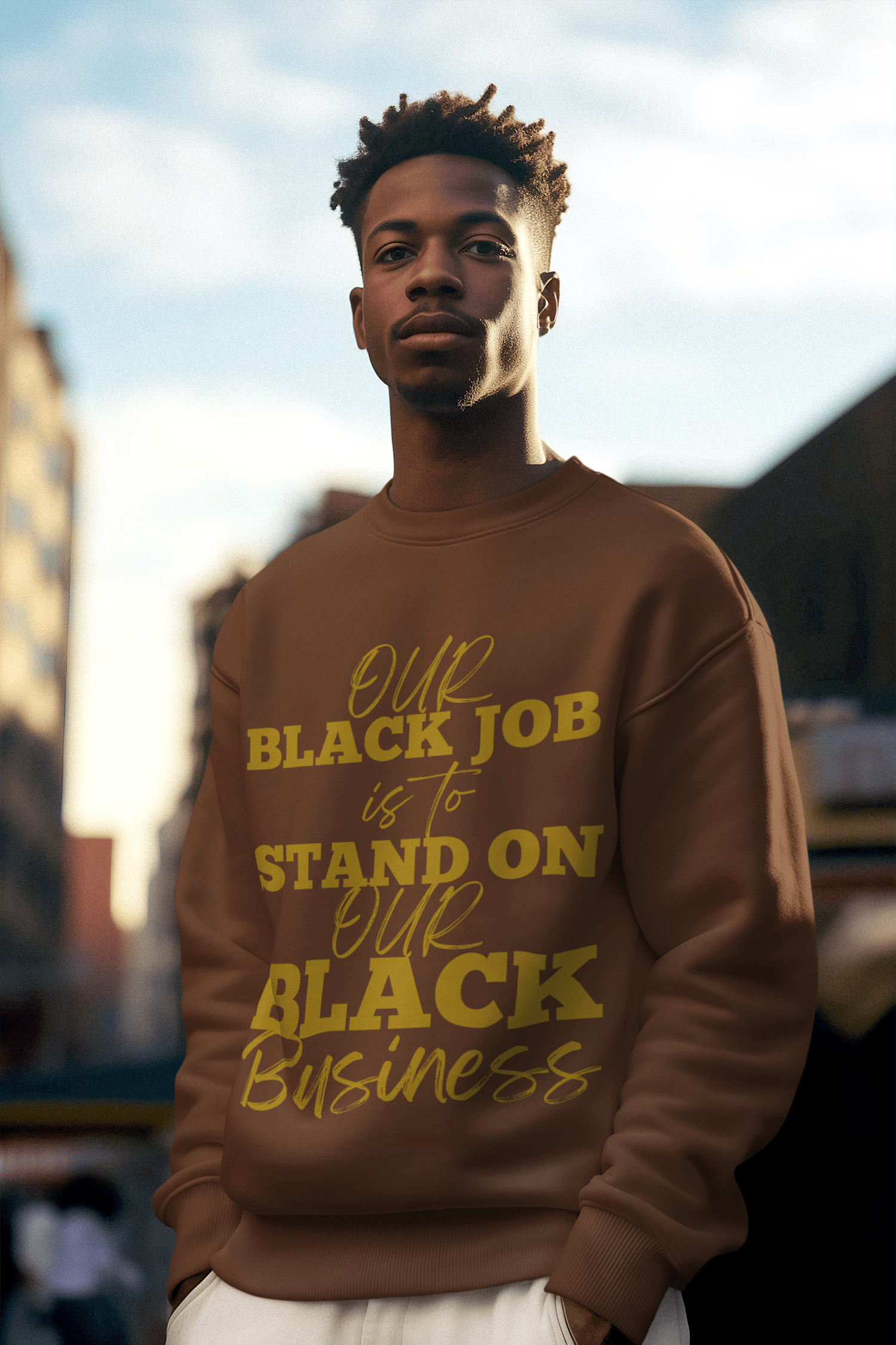 Image of OUR BLACK JOB IS TO STAND OUR BLACK BUSINESS