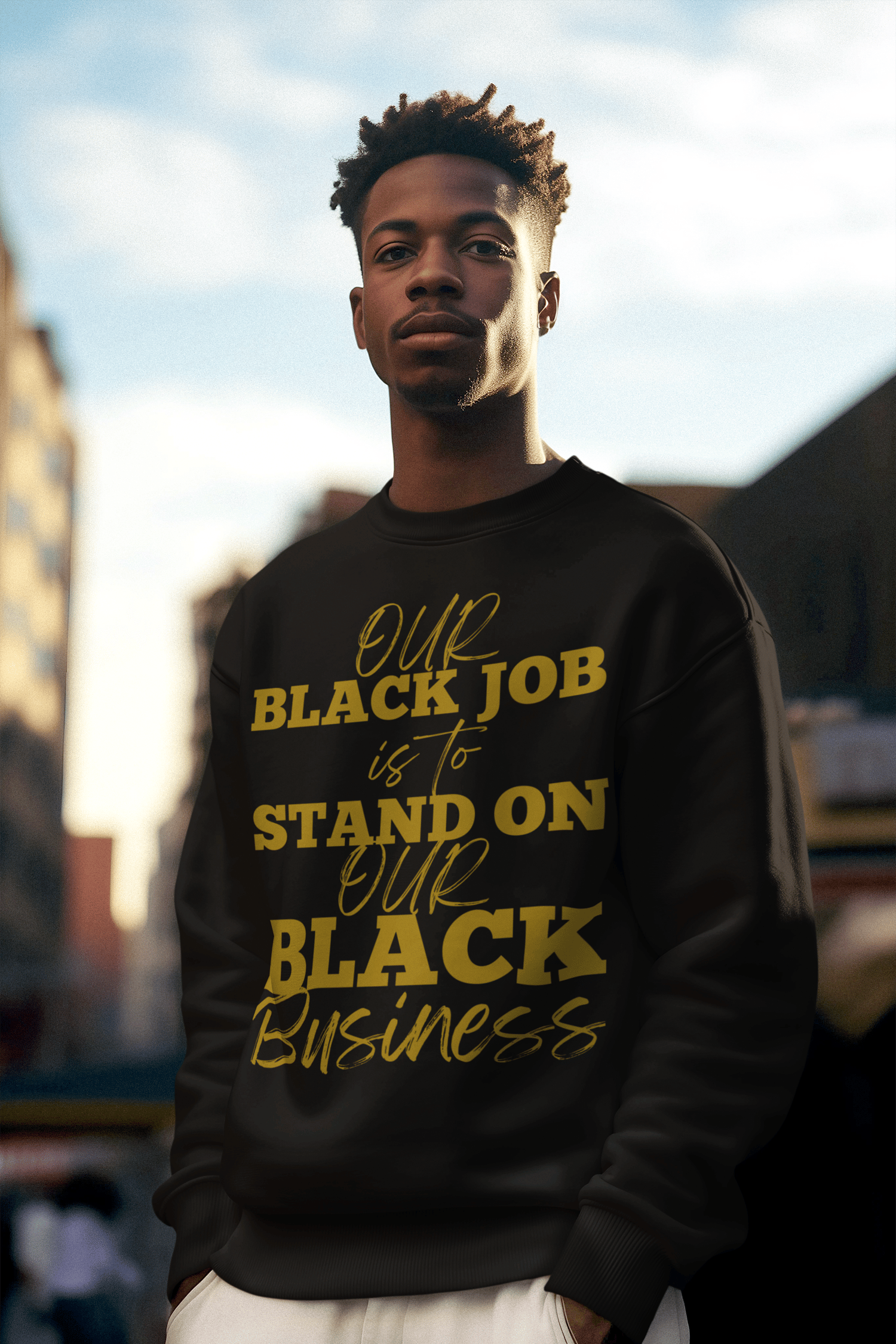 Image of OUR BLACK JOB IS TO STAND OUR BLACK BUSINESS