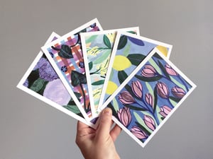 Cartes postales - Lot de 5 - Motifs