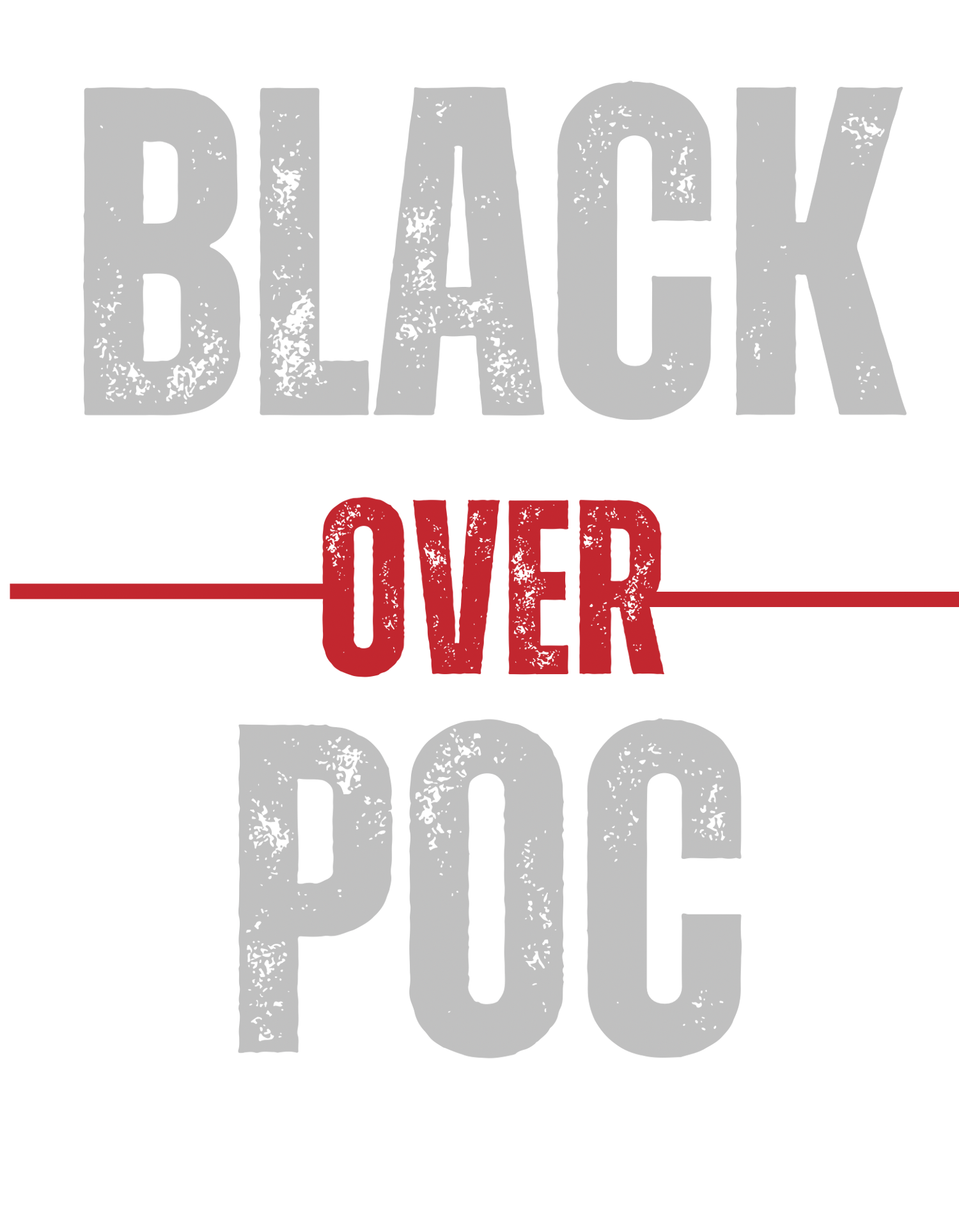 Image of BLACK OVER POC