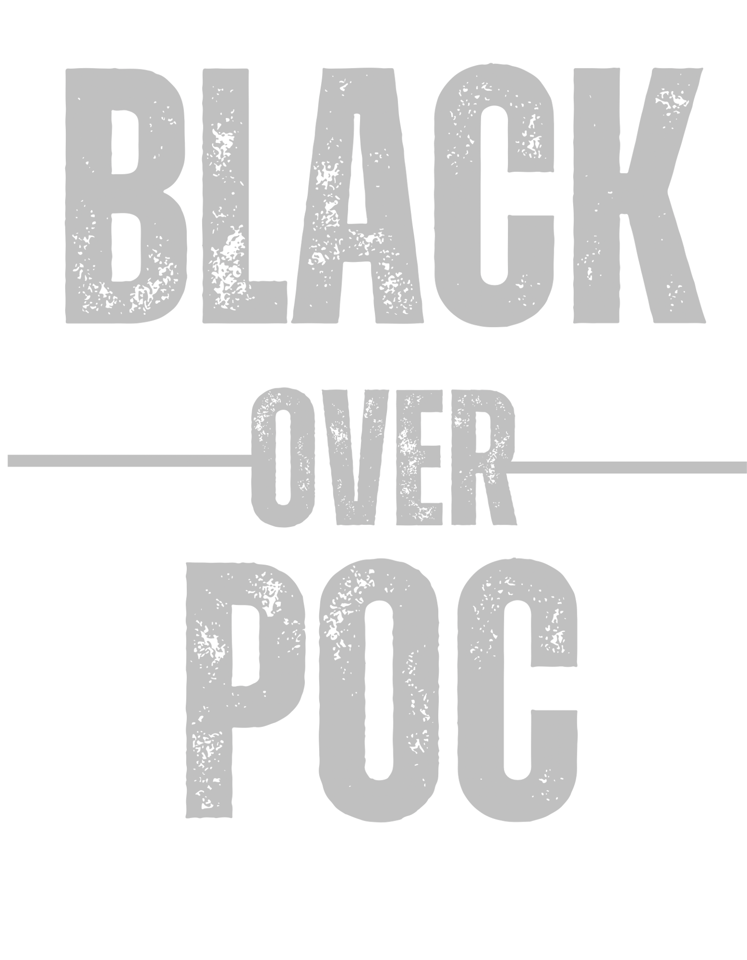 Image of BLACK OVER POC
