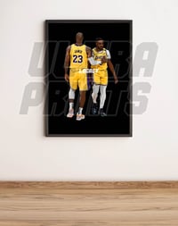 Bronny James "Legacy" A3 framed