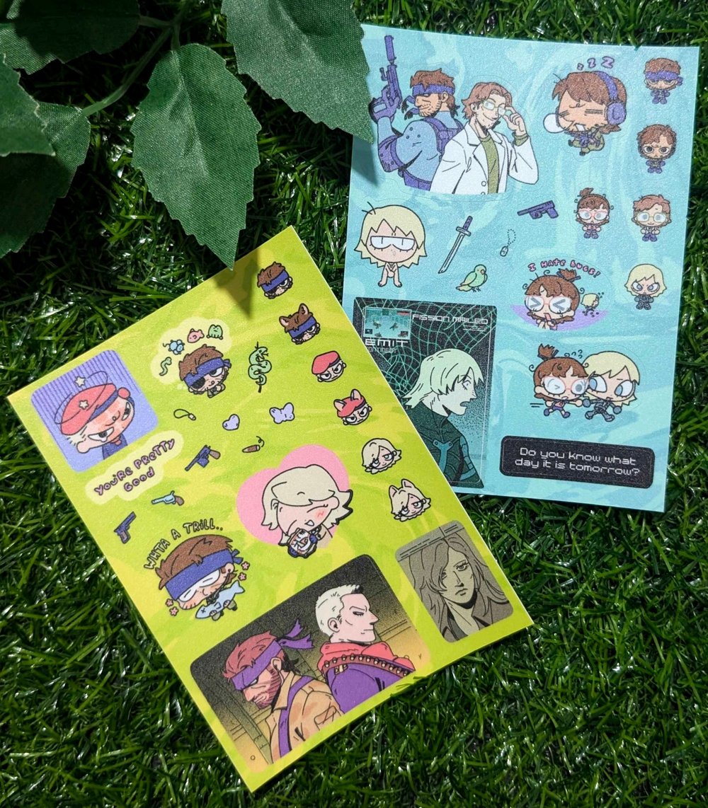 [DIELL] MGS sticker sheets