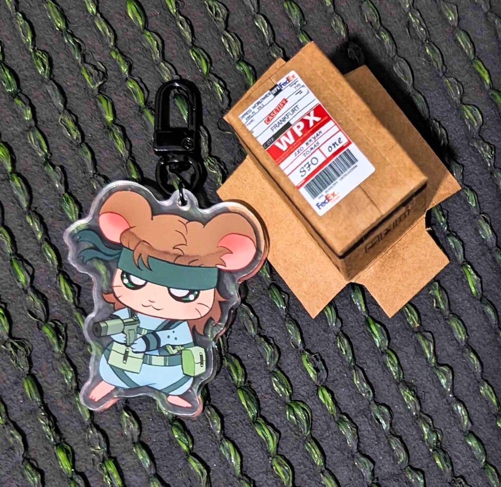 [KATORO] Metal Ham Solid Keychains