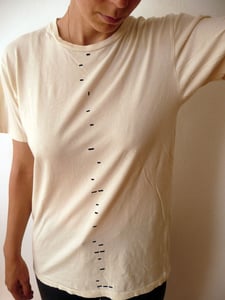 Image of Minuscule tshirt in cream