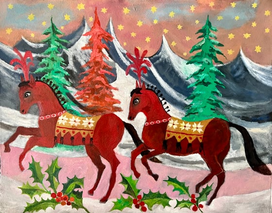 Image of Christmas Ponies