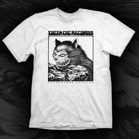 Image 1 of TOTEM CAT RECORDS - Catösaurus Erectus T-Shirt 