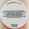 COMFY STRAWBERRY & LILY Wax Melt Clam Shell Snap Bar