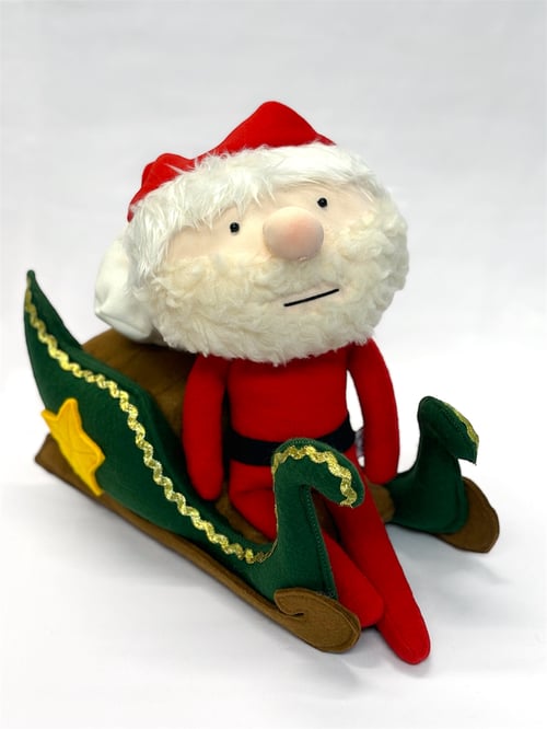 Image of Father Christmas on his speedy sledge