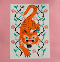 Image 1 of Tipu's Tiger A3 Risograph print 