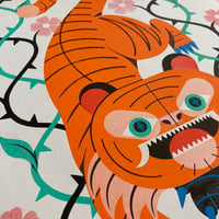 Image 2 of Tipu's Tiger A3 Risograph print 