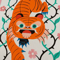 Image 3 of Tipu's Tiger A3 Risograph print 