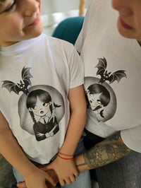 Image 3 of TEE-SHIRT enfant "WEDNESDAY" - COLLAB' EMY TATTOO