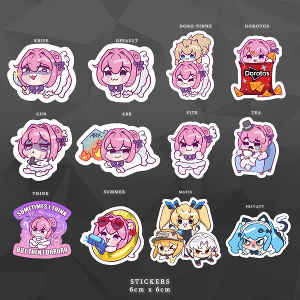 Image of DORORO STICKERS