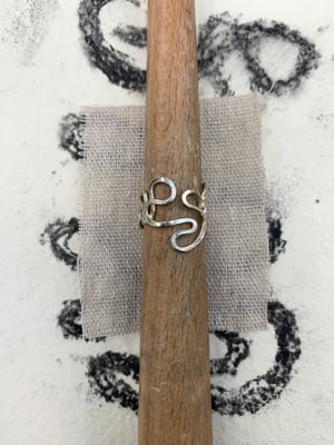 Image of "Lightly" recycled silver ring