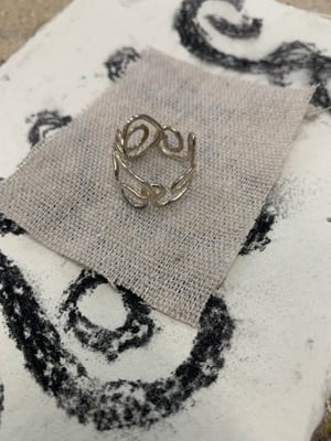 Image of "Lightly" recycled silver ring