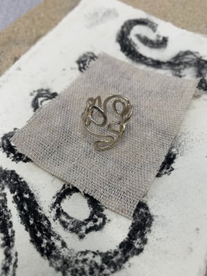 Image of "Lightly" recycled silver ring