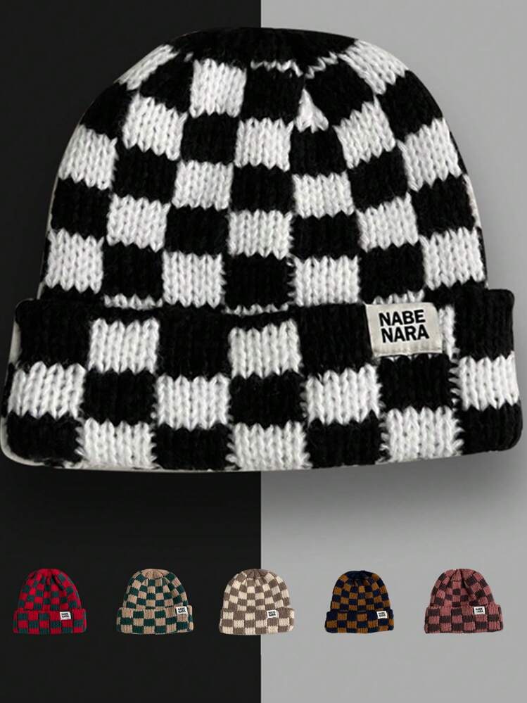 Image of Checkerboard beanies