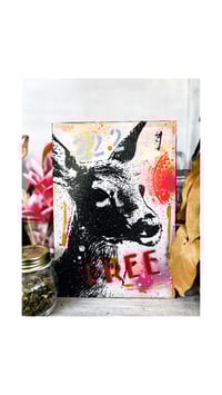 Image 8 of Handprinted ♡ painting ♡  street art ♡ card ♡