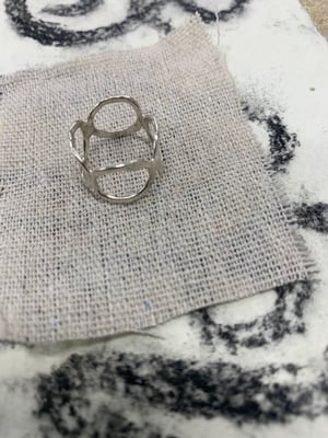 Image of "The Circle Way" hammered ring