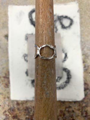 Image of "The Circle Way" hammered ring