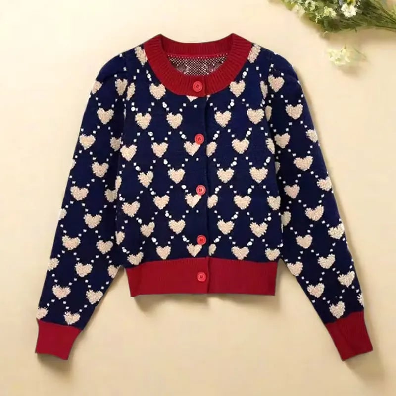 Image of โCross my heartโ cardigan โค๏ธ