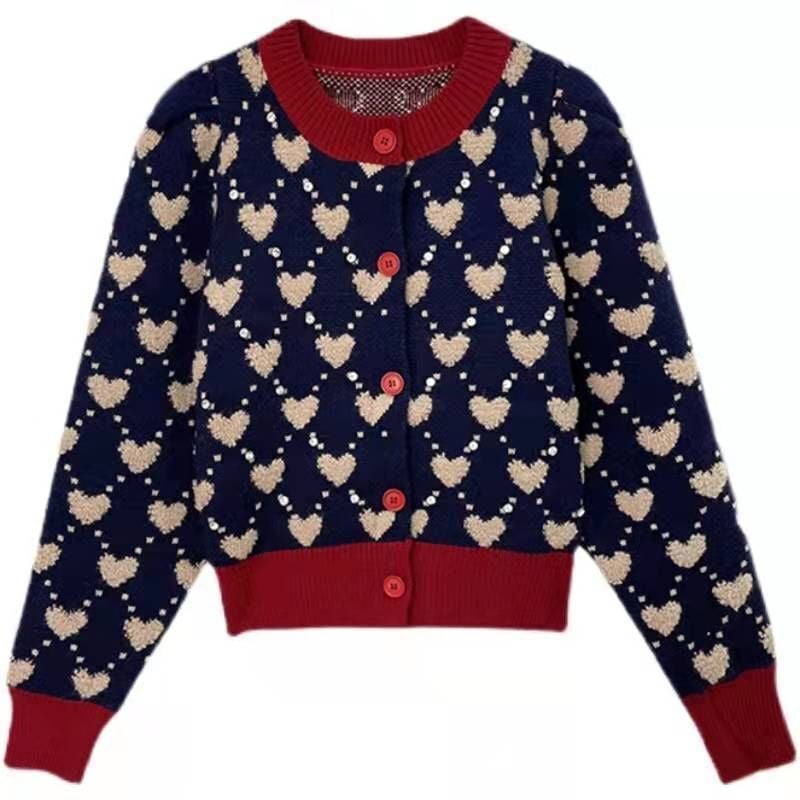 Image of ‘Cross my heart’ cardigan ❤️