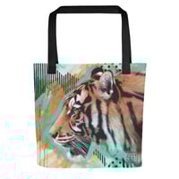 Image 3 of WILD WALKER - ARTbyJEN Tiger Tote - FREE POSTAGE