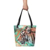 WILD WALKER<BR>ARTbyJEN Tiger Tote<BR> <font color="#c9252c">FREE POSTAGE</font>