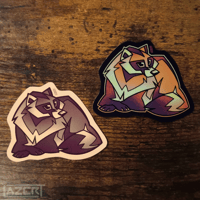 Image 3 of Raccoon Dog - Stickers