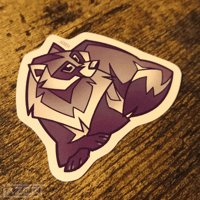 Image 4 of Raccoon Dog - Stickers