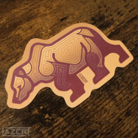 Image 4 of Grizzly Bear - Stickers