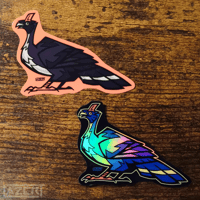 Image 3 of Horned Guan  - Stickers