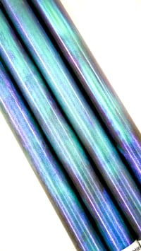 Image 1 of Ethereal Teal, custom bespoke pen blanks, high pressure cured with Alumilite Resin. Bespoke ready!