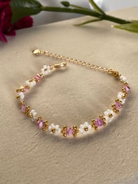Image 1 of Rapunzel flower bracelet
