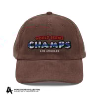 Image 1 of CHAMPS Corduroy Hat Brown