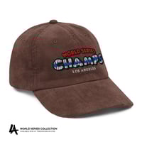 Image 4 of CHAMPS Corduroy Hat Brown