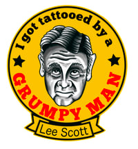 Grumpy sticker 