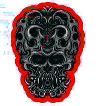 Dark skull