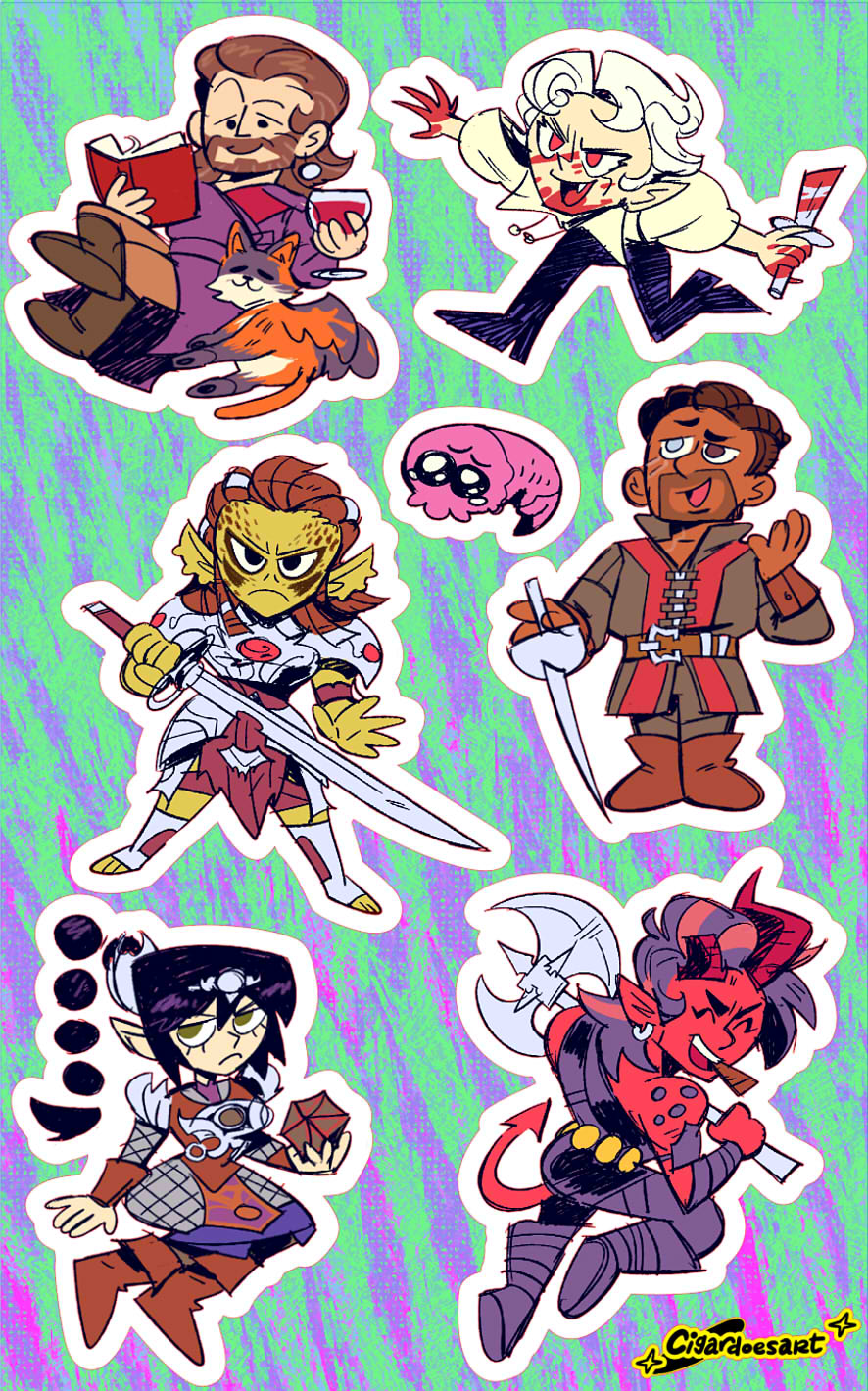 Video Game Sticker Sheets